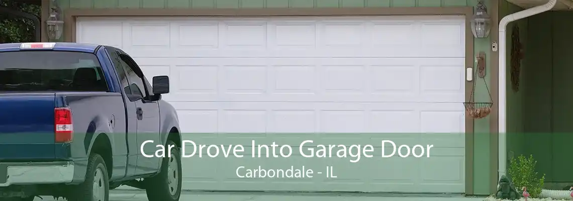 Car Drove Into Garage Door Carbondale - IL